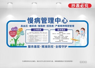 慢病管理中心文化墙