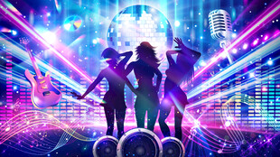 炫酷音乐美女夜店酒吧KTV背景