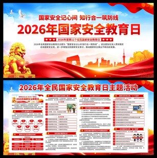 2026年国家安全教育日展板