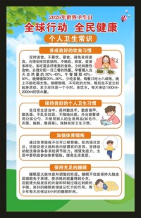 世界卫生日海报