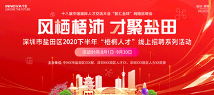 线上招聘会展板