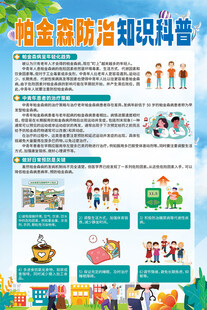 帕金森防治知识科普海报