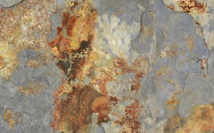黄褐色金属锈迹背景图