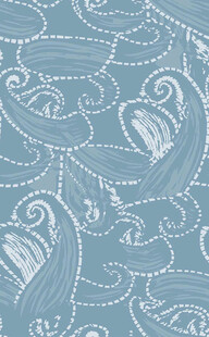 浅蓝色波浪花纹图案背景