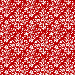 红色精美花纹背景图案