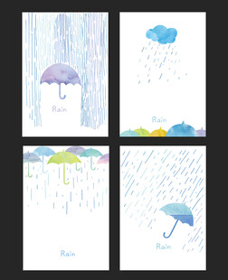 雨伞 下雨