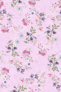 粉色花卉图案背景纹理