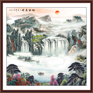 山水国画中的诗意景致