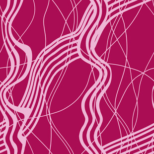 粉色线条抽象几何图案