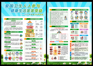 2026爱国卫生月宣传单