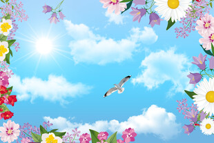 蓝天