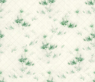 淡绿色植物纹理背景图