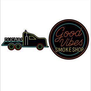 卡车与烟店标志设计