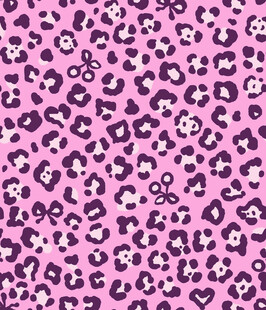 粉色豹纹图案布料纹理