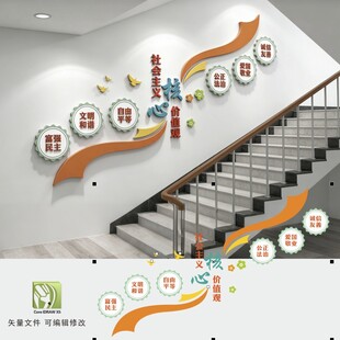 核心价值观文化墙
