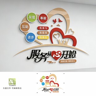 志愿者文化墙