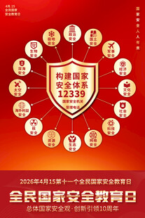 全民国家安全教育日宣传海报