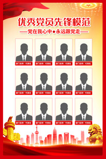 优秀党员先锋模范展示
