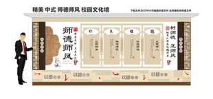 师德师风校园文化墙