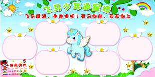 飞马少年追星榜   展板