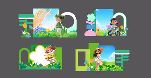 春天美陈 踏青美陈 春游美陈 