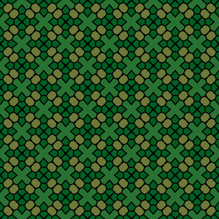 绿色几何图案无缝背景