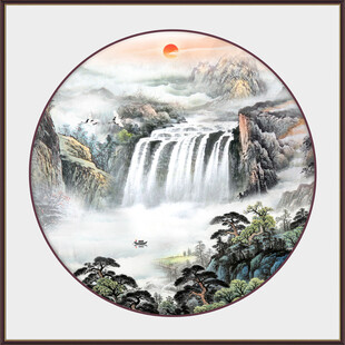 国画山水装饰画