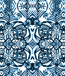 蓝白中式传统花纹图案
