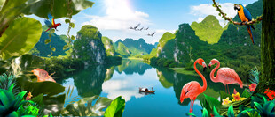 山水风景画