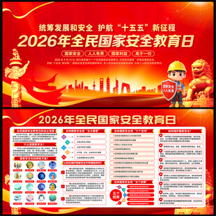 国家安全教育日展板
