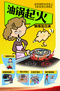 油锅起火防范五口决