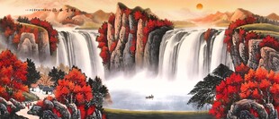 鸿运当头国画