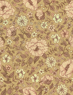 复古花卉图案纹理背景