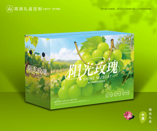 阳光玫瑰包装 葡萄礼盒