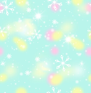 梦幻清新雪花背景图案