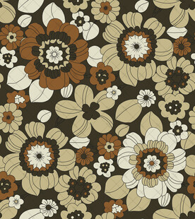 复古花卉图案背景