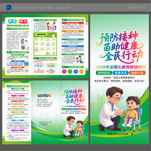 2026年预防接种日三折页