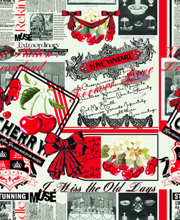 复古风图案拼贴设计