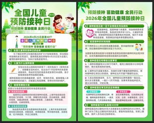 2026年全国儿童预防接种日
