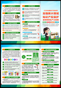 知识产权三折页