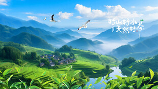 意境山水风景画