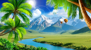热带风景