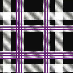 紫色黑白格子图案