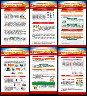 职业病防治法宣传周海报