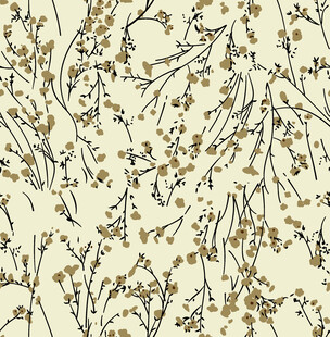 花卉枝叶图案纹理背景图