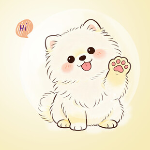 卡通小狗