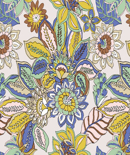 多彩花卉图案装饰纹理