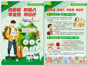 全国疟疾日宣传活动主题海报