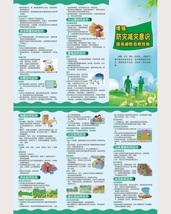 增强防灾减灾意识提高避险自救