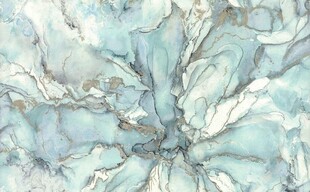 淡蓝水墨风大理石纹理图案